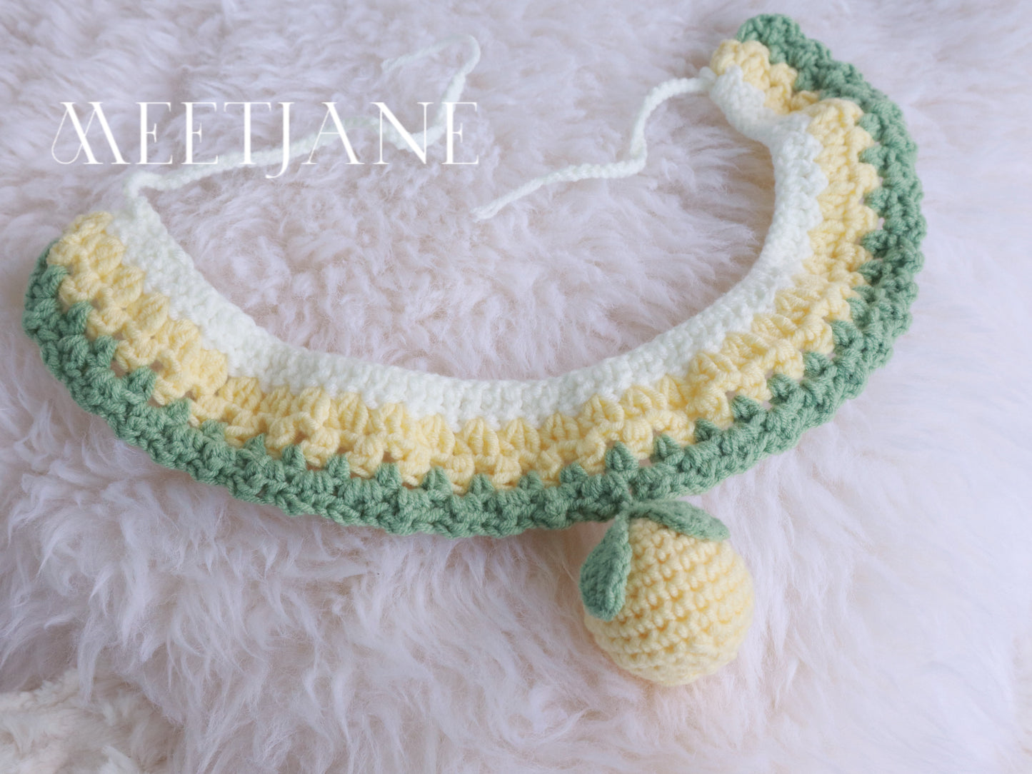 Crochet Pet Neckwear|Melbourne handmade |FRUITS LOVER