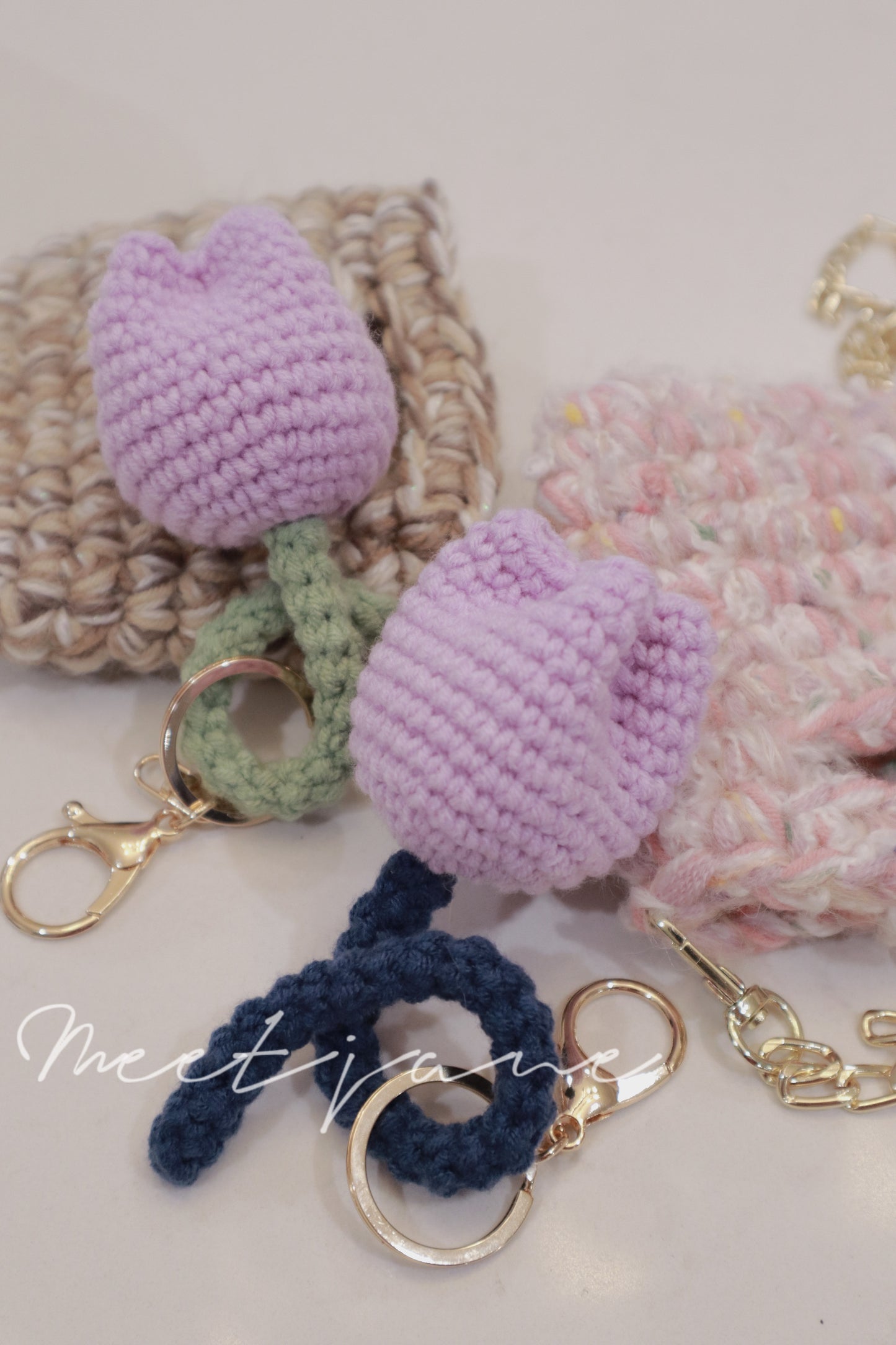 Crochet Accessories|Melbourne | key chain| TULIP