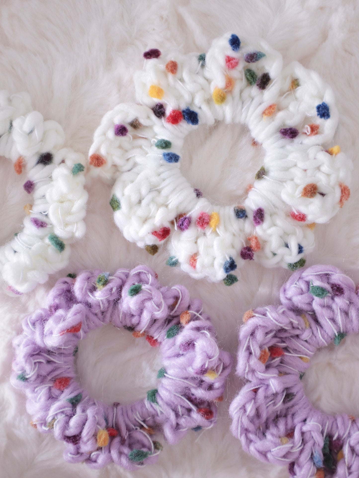 Crochet Accessories| Melbourne |Scrunchies |MARSHMALLOW