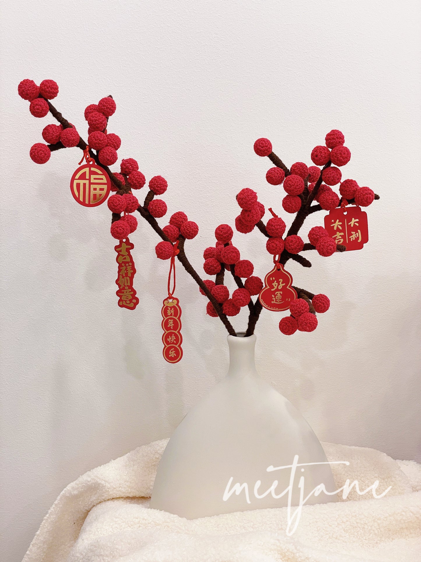 Meetjane bouquet| Melbourne handmade |Holly berries (Chinese New Year Special Edition)