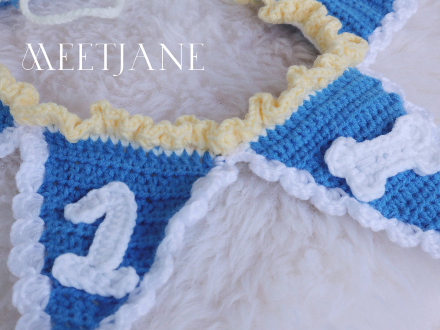 Crochet pet neckwear|Melbourne handmade |CUSTOMIZABLE|Birthday gift