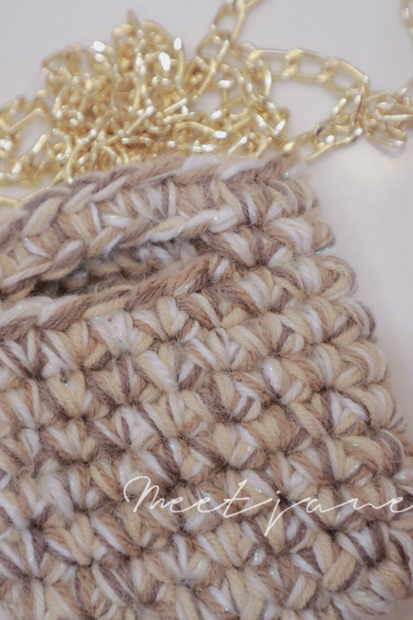 Crochet Accessories| Melbourne |cross body bag|CHESTNUT