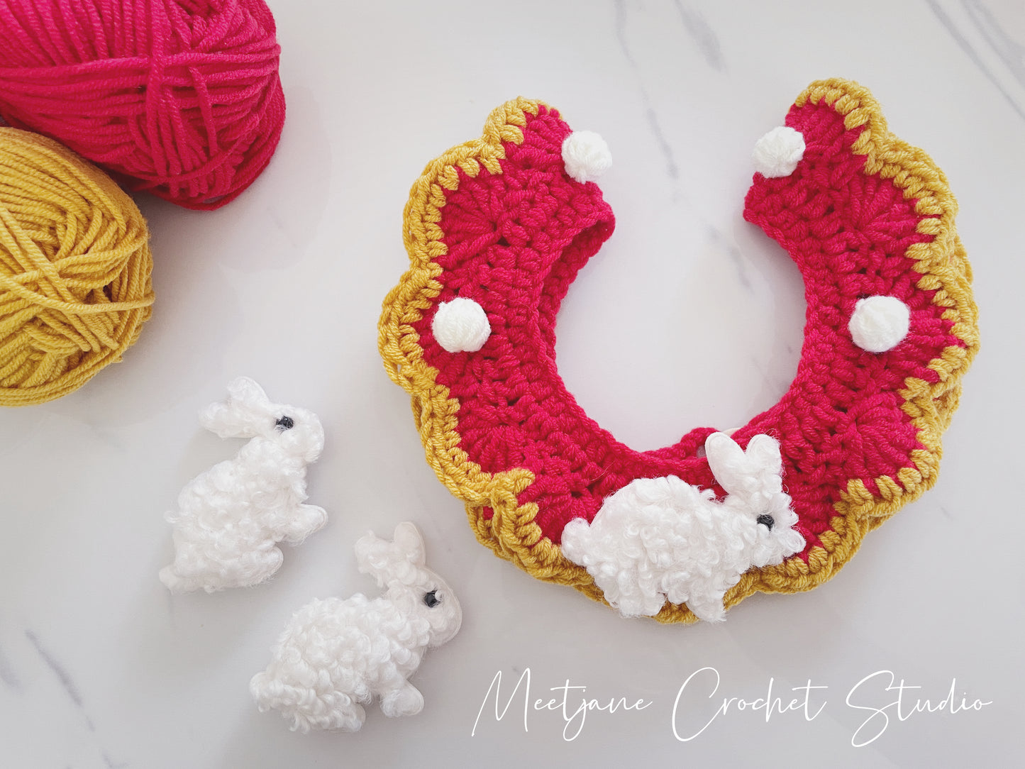 NEW YEAR EDITION|Crochet Pet Neckwear|CAT/DOG collar ONLY