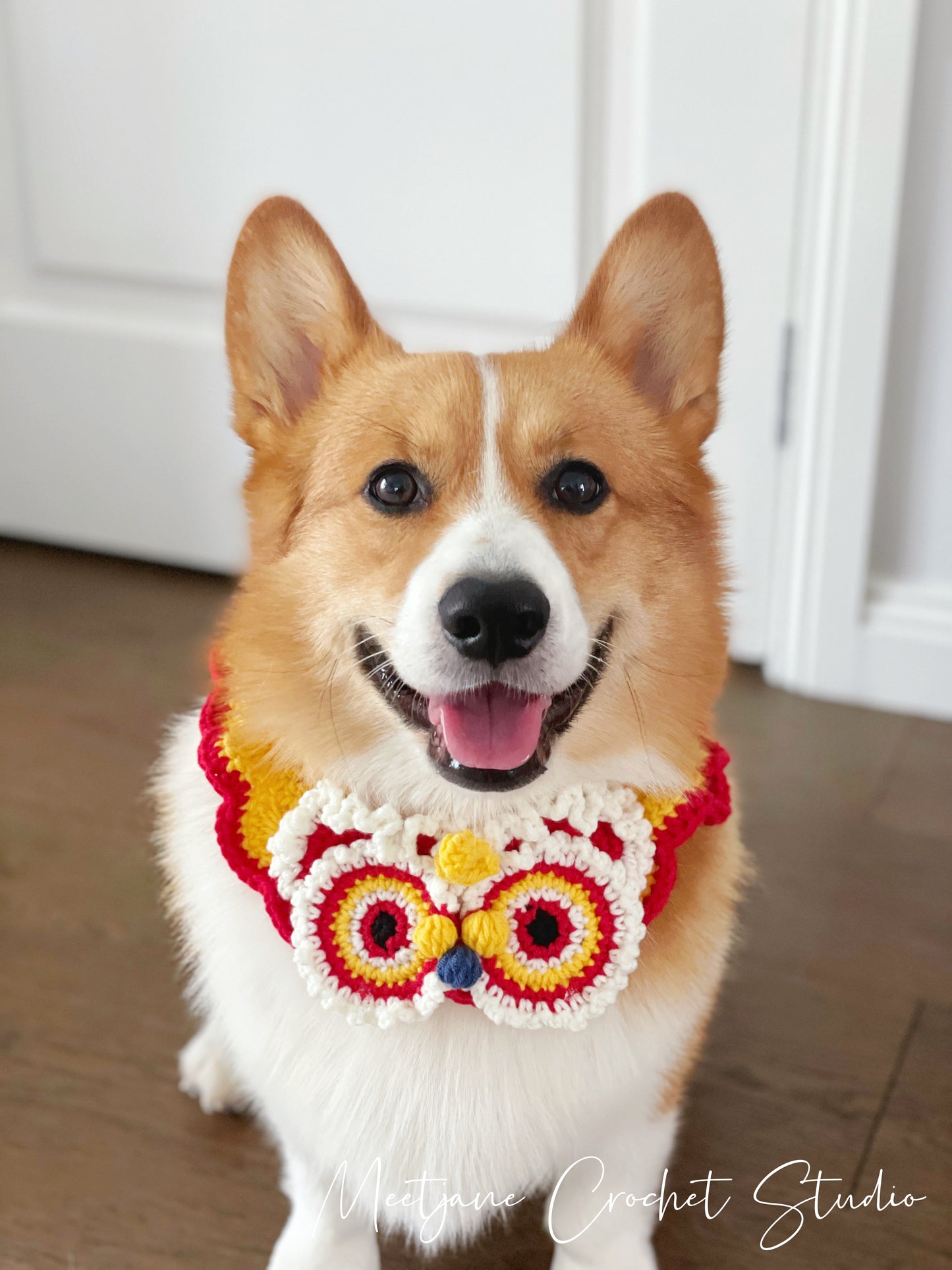 NEW YEAR EDITION|Crochet Pet Neckwear|CAT/DOG collar ONLY
