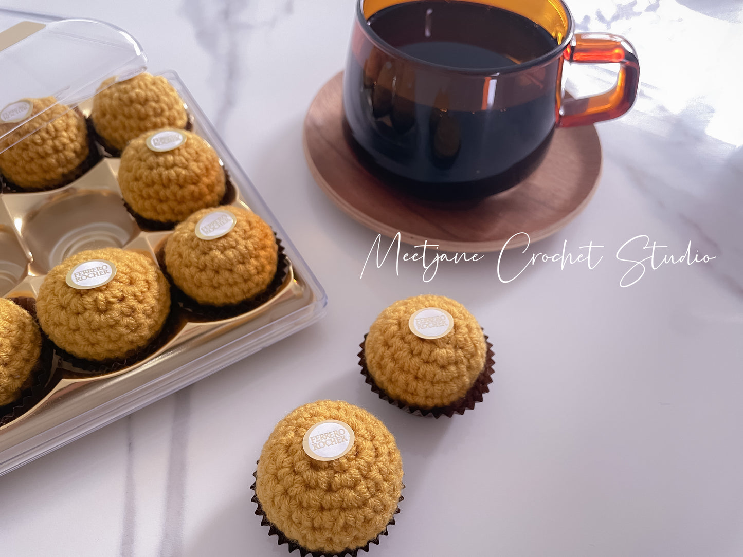 Crochet gift|Melbourne |Crochet Ferrero|Valentine's Day gift