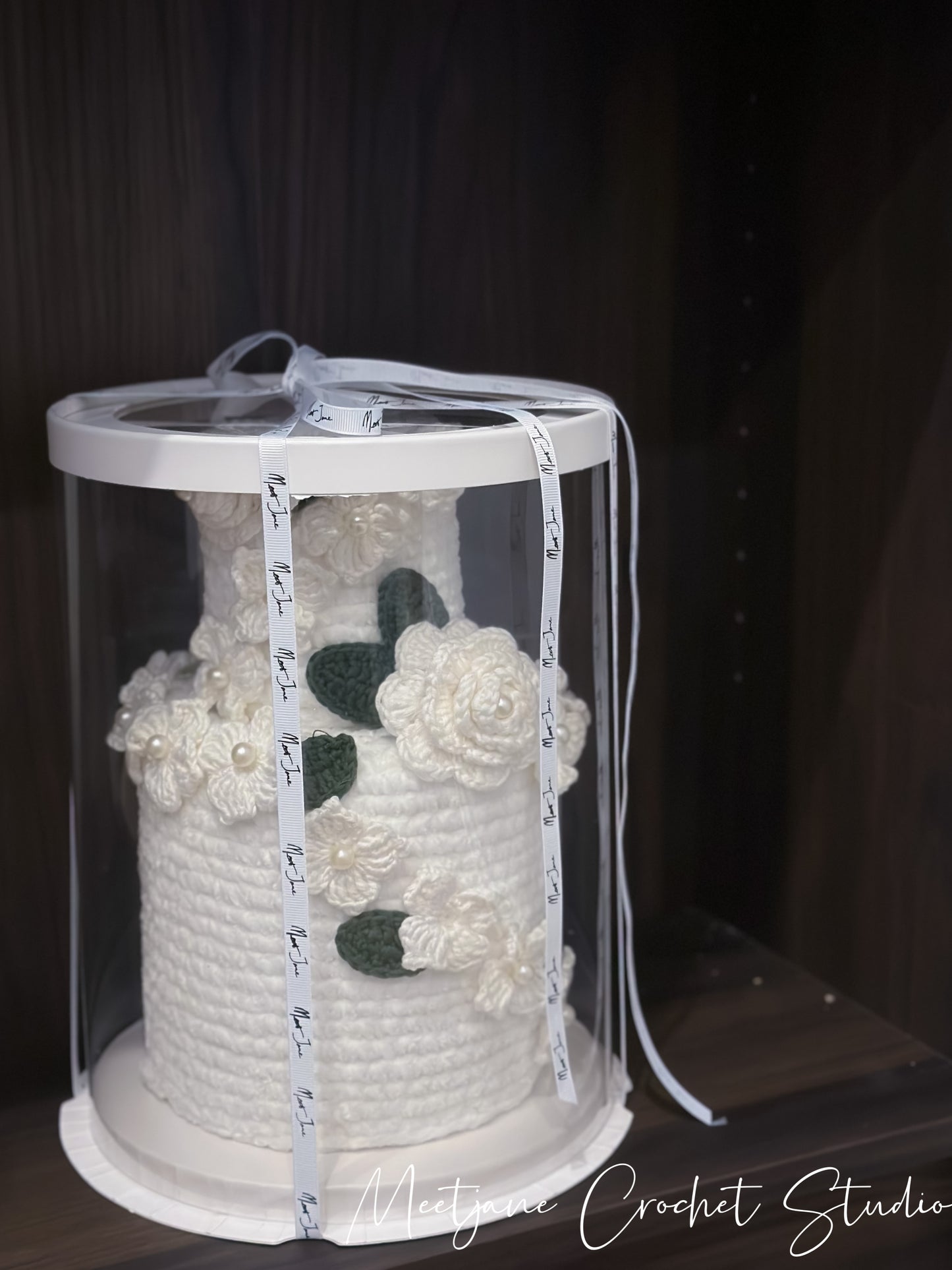 Crochet Wedding|Crochet double barrel Wedding cake