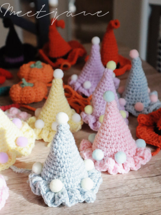 Crochet for Pets|Melbourne |Birthday hat