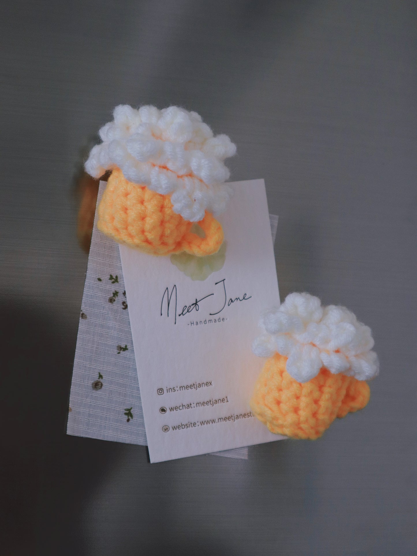 Crochet Gift| Melbourne |fridge magnets|key chain|BEER