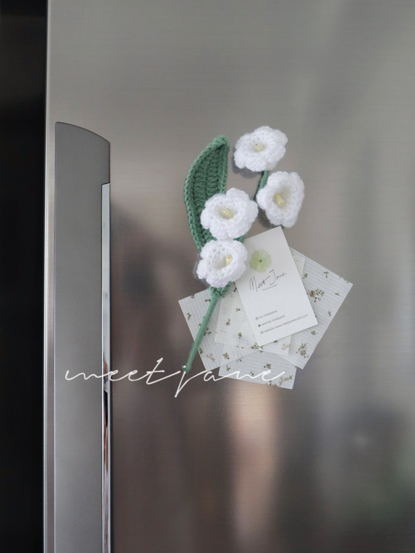 Meetjane bouquet|Melbourne handmade |Lily of the valley | Magnet