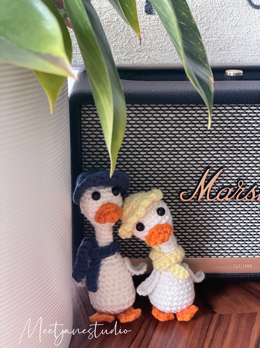 Crochet Gift|Melbourne handmade |Cute goose couple