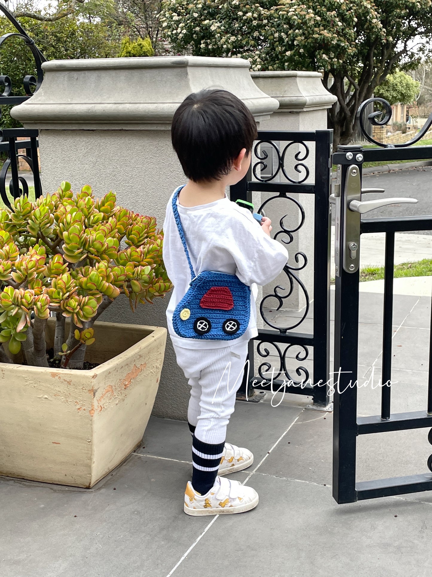 Crochet Accessories| shoulder bag for kids|🚗 CAR lover|KID'S BAG