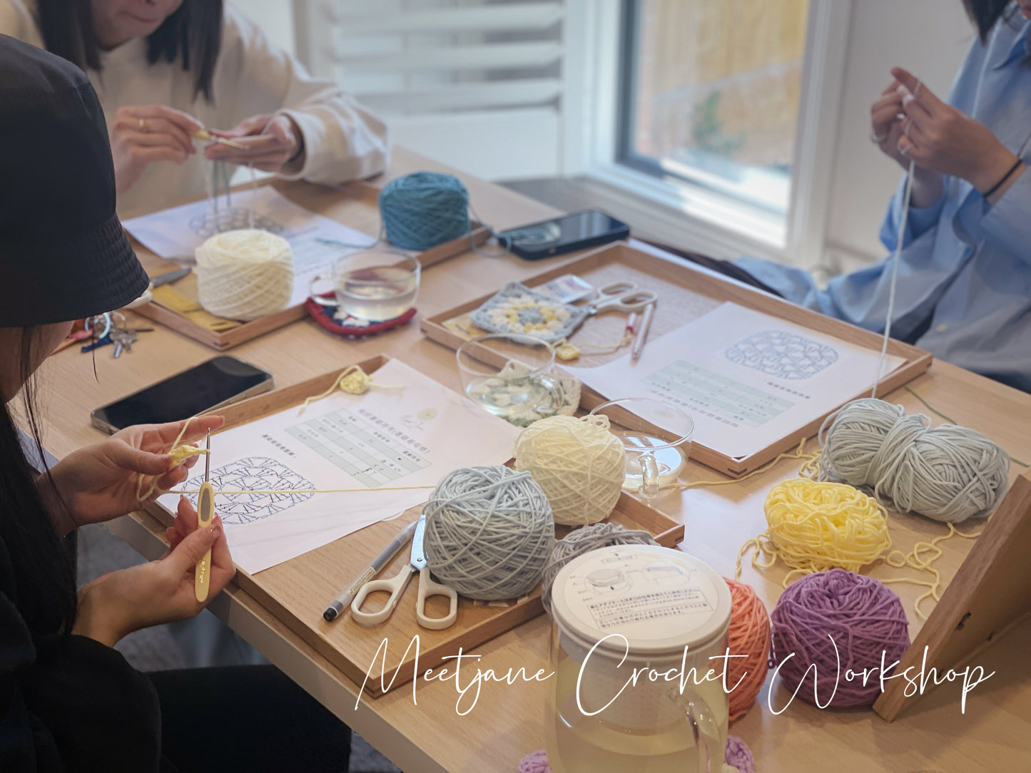 Crochet Workshop| Beginner class 【3 sessions】Tuesday afternoon class