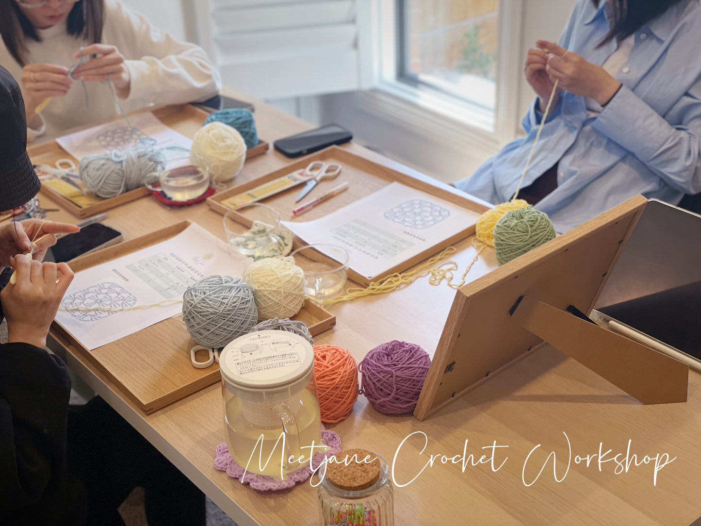 Crochet Workshop| Granny square Shawl|Beginner friendly|【3 sessions】